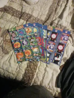 1999 Burger King Pokemon movie Poketrivia uncut sheets complete set - Image 1