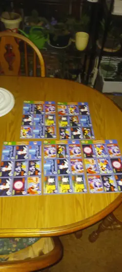 1999 Burger King Pokemon movie Poketrivia uncut sheets complete set - Image 3