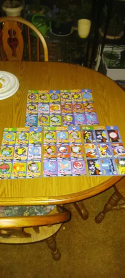 1999 Burger King Pokemon movie Poketrivia uncut sheets complete set - Image 4