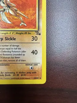 Pokemon TCG Kabutops 1st Edition 24/62 Fossil Unlimited Non-Holo Card LP+ - Image 5