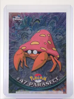 PARASECT 2000 TOPPS CHROME POKEMON TV ANIMATION EDITION #47 Q1300-H - Image 1