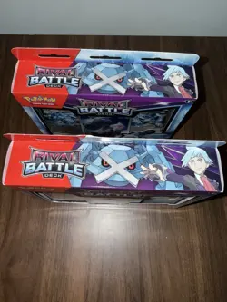 Lot Of 2 SEALED Rival Battle Deck Steven Pokemon Boxes - Image 5
