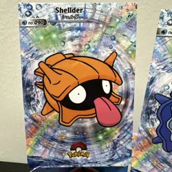 Pokemon Database Shiny Set Shellder Cloyster Shiny Sparkle Holo Set Of 2 - Image 2