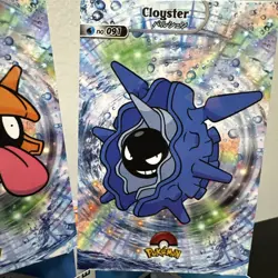 Pokemon Database Shiny Set Shellder Cloyster Shiny Sparkle Holo Set Of 2 - Image 3
