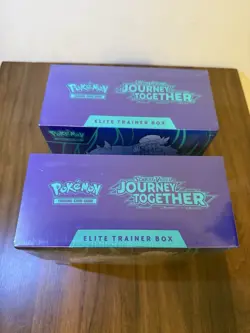 LOT OF 2 SELAED Pokemon Journey Together Elite Trainer Box ETB Boxes - Image 5