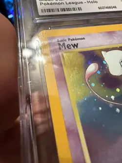 2000 POKEMON BLACK STAR PROMO HOLO POKEMON LEAGUE #9 MEW CGC 10 GEM MINT - Image 3