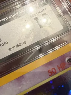 2000 POKEMON BLACK STAR PROMO HOLO POKEMON LEAGUE #9 MEW CGC 10 GEM MINT - Image 4