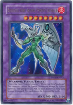 Yugioh! LP Elemental Hero Shining Phoenix Enforcer - DR04-EN213 - Ultra Rare - U - Image 1