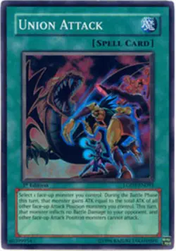 Yugioh! LP Union Attack - LODT-EN093 - Super Rare - 1st Edition Lightly Played, - Image 1