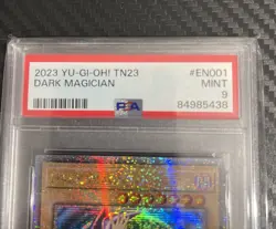 YU-GI-OH 2023 TN23 DARK MAGICIAN QUARTER CENTURY RARE #EN001 PSA 9 - Image 5