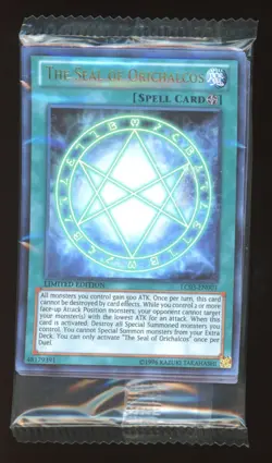 2012 YU-GI-OH! LC3: YUGI'S WORLD THE SEAL OF ORICHALCOS LC03 SEALED PROMO PACK - Image 1