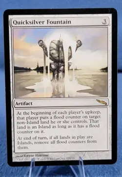 Quicksilver Fountain Mirrodin LIGHTLY PLAYED Artifact Rare MAGIC MTG CARD - Image 1