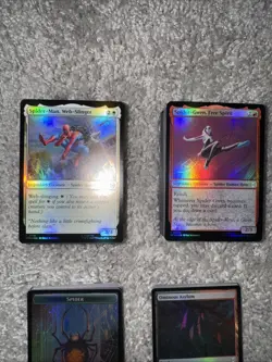 430x Card Lot Spider-Man Collector- All Foil Rare Mythic Extended Borderless Mtg - Image 3