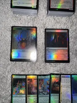 430x Card Lot Spider-Man Collector- All Foil Rare Mythic Extended Borderless Mtg - Image 5