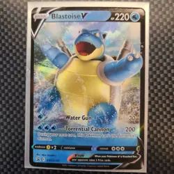 Blastoise V SWSH101 Pokemon TCG Card Sword & Shield Black Star Promo - Image 1