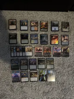 Magic MtG Aetherdrift 190 Card Lot- Rare Mythic Foil Full Extended Art Collector - Image 1