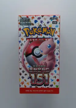 Pokemon Card Scarlet & Violet 151 Booster Box sv2a Korean Ver Pokemon collection - Image 1