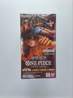One Piece TCG Card Game "Paramount War" OPK-02 Booster Box 24 pack Korea Ver CCG - Image 1