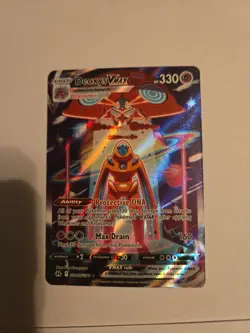 Pokemon TCG Deoxys VMAX GG45/GG70 Ultra Rare Card Crown Zenith Galarian Gallery - Image 1