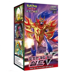 Pokemon Card Sword & Shield TCG "Shield V" Booster Box s1H - Korean Ver. Pokemon - Image 1