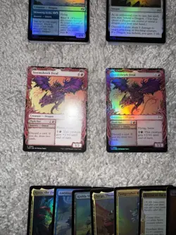 163x Lot Cards- Tarkir Dragonstorm Collector Box Foil Rare Mythic Borderless Mtg - Image 5