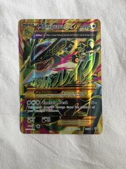 !!TEXT ME!! Pokemon JUMBO/Oversized Card Mega M Rayquaza EX Full Art XY 98/98 - Image 1
