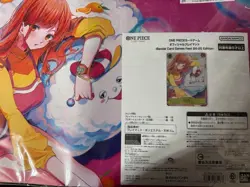 One Piece Card Game Official Playmat & Promo Card Nami & Zeus Japanese Limited - Image 1