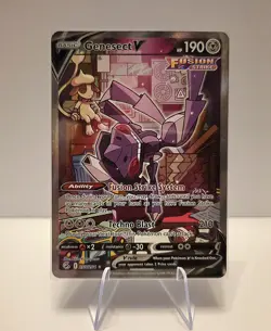 Pokemon TCG Genesect v Fusion Strike Holo Ultra Rare Card 255/264 - Image 1