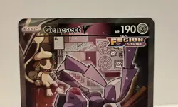 Pokemon TCG Genesect v Fusion Strike Holo Ultra Rare Card 255/264 - Image 2