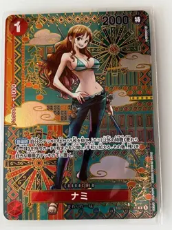 ONE PIECE Card Game Nami R OP01-016 SP Awakening of the New Era Japanese - Image 1