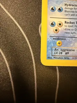2000 Classic - Team Rocket Dark Blastoise #20 Non Holo Rare Pokemon Card - Image 4