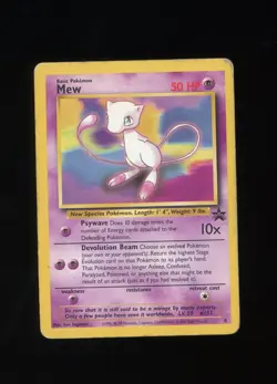 Mew Black Star #8 Pokemon TCG Promo Card HP Condition - Image 1
