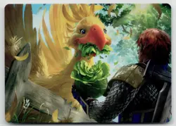 MTG Final Fantasy Art Series Gysahl Greens x1 NM Art Card - Image 1