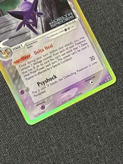 Espeon 4/113 EX Delta Species Reverse Stamped Holo Rare Pokemon Card 2005 TCG - Image 4