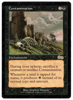 1x Contamination - Urza's Saga - MTG Single - Image 1