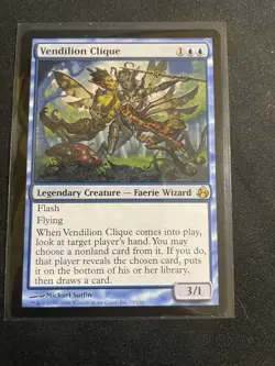 MtG X1 Vendilion Clique Magic The Gathering (Faerie Wizard) (Flash) (Flying) - Image 1