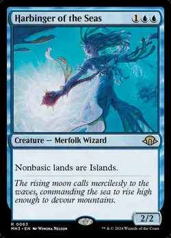 x1 Harbinger of the Seas R MTG Modern Horizons 3 M/NM, English - Image 1