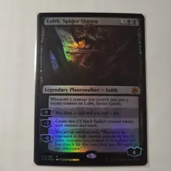 1 x Lolth, Spider Queen - Foil - Adventures in the Forgotten Realms - NM-Mint - - Image 1