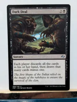 Dark Deal Fate Reforged Regular MTG TCG in MP Condition - Image 1