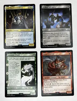 MTG Final Fantasy Regular LOT OF 4 UC Legendary Creature X2, Enc Creature - Image 1