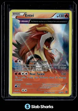 2015 POKEMON XY ANCIENT ORIGINS #15/98 ENTEI HOLO - Image 1