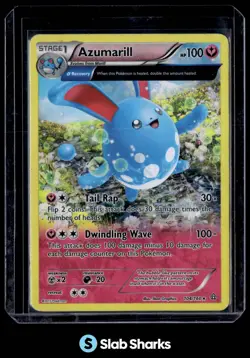 2015 POKEMON XY PRIMAL CLASH #104/160 AZUMARILL HOLO - Image 1