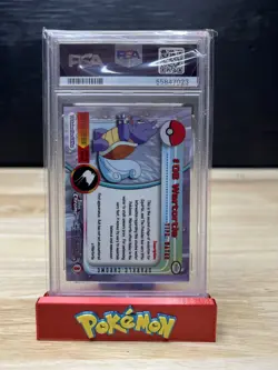 2000 TOPPS CHROME POKEMON T.V. SPARKLE #8 WARTORTLE PSA 7! POP 14 - Image 2