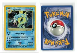 GYARADOS 7/130 HOLO RARE BASE SET 2 POKEMON TCG MP - Image 3