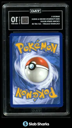 2023 POKEMON SWSH CROWN ZENITH #GG41/GG70 RAIKOU V GALARIAN GALLERY TAG 10 - Image 2