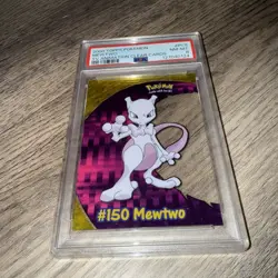 Topps 2000 Pokemon Mewtwo PSA 8 NM-MT TV Animation Edition #150 - Image 2