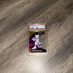 Topps 2000 Pokemon Mewtwo PSA 8 NM-MT TV Animation Edition #150 - Image 4