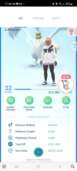 Pokemon Go (Stage 32)Shiny Legendary Yveltal,Xerneas&Reshiram( 27 Legendarys ) - Image 1