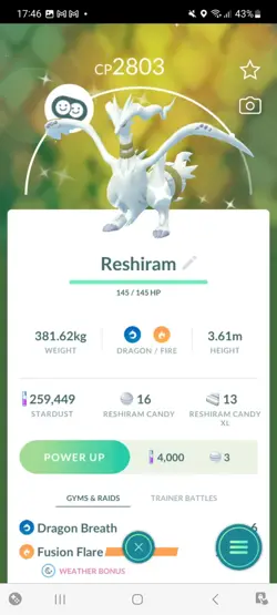 Pokemon Go (Stage 32)Shiny Legendary Yveltal,Xerneas&Reshiram( 27 Legendarys ) - Image 2