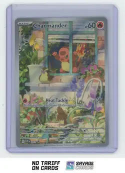 2023 Pokemon Obsidian Flames Promo Holo Charmander #044 - Image 1